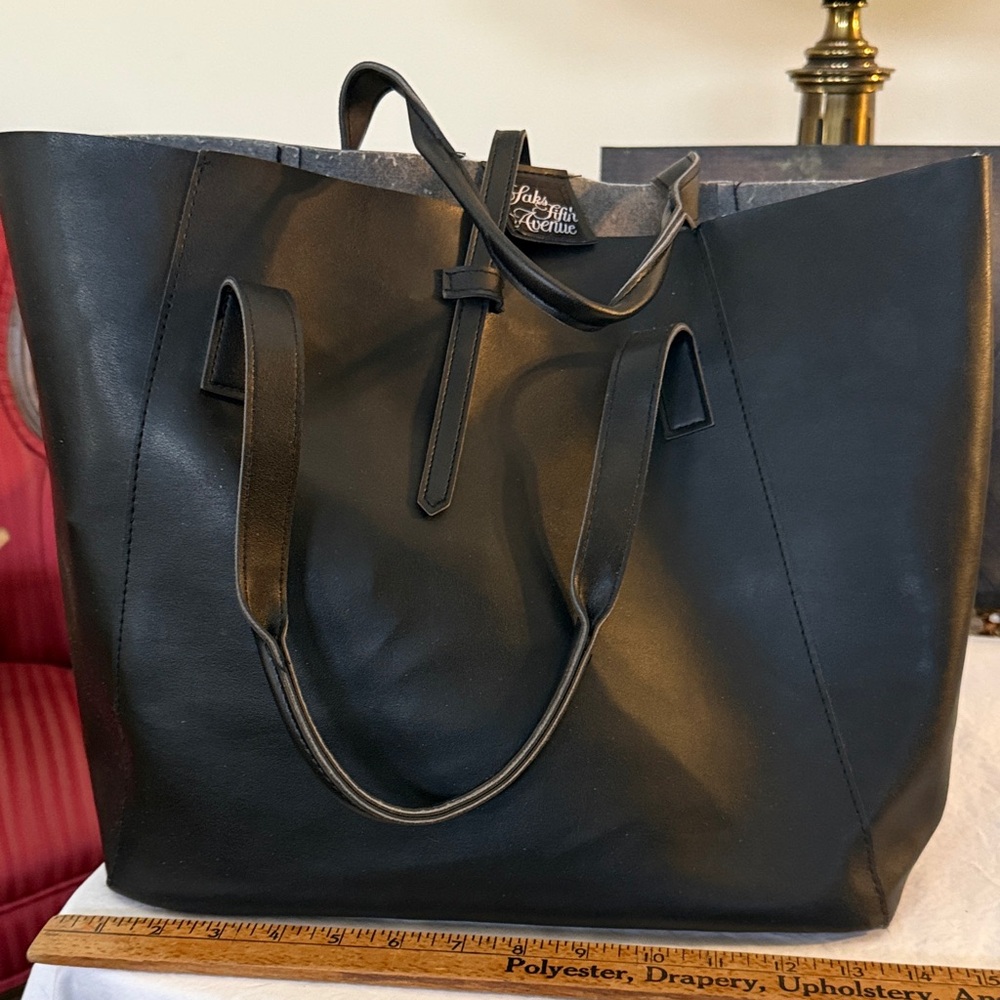 Black Tote Bag                       Saks Fifth Avenue
